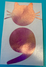 Load image into Gallery viewer, Mental Health Awareness Semi Colon Cat Decal